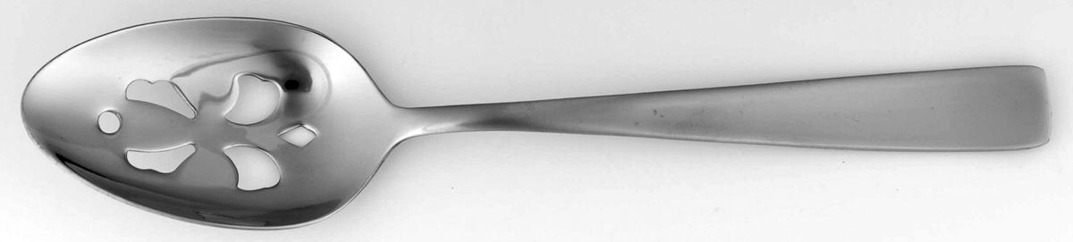 Satin Danford (Stainless) Pierced Tablespoon (Serving Spoon) by International Silver-1