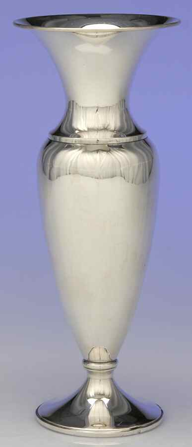 10166-3 (Sterling, Hollowware) 8" Vase by International Silver-1