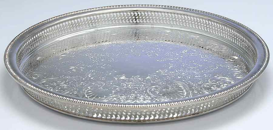 4372G (Silverlate, Hollowware) 14" Gallery Tray by International Silver-1