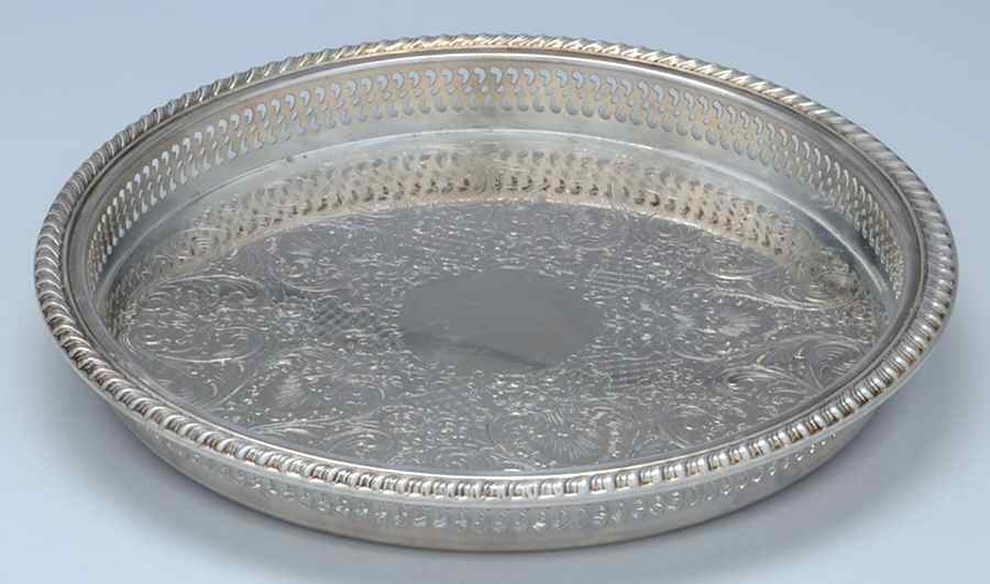 4372G (Silverlate, Hollowware) 12" Gallery Tray by International Silver-1