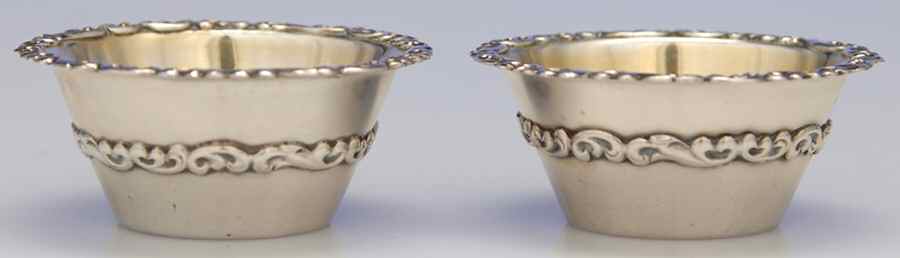C303 (Sterling, Hollowware) Master Open Salt (Set of 2) by International Silver-1