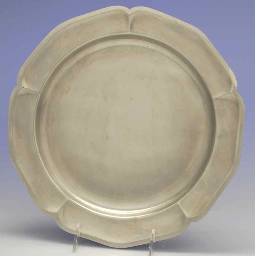 27770 (Pewter, Hollowware) Sandwich Plate by International Silver-1