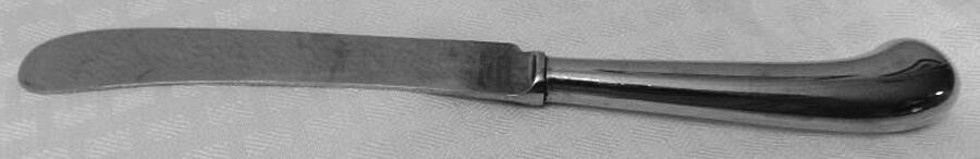 Queen Anne (Silverplate) Blunt Hollow Pistol Knife by Israel Freeman & Son Ltd-1
