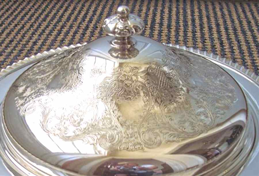 2221 (Silverplate, Hollowware) 3 Part Round Covered Casserole-Lid by International Silver-1