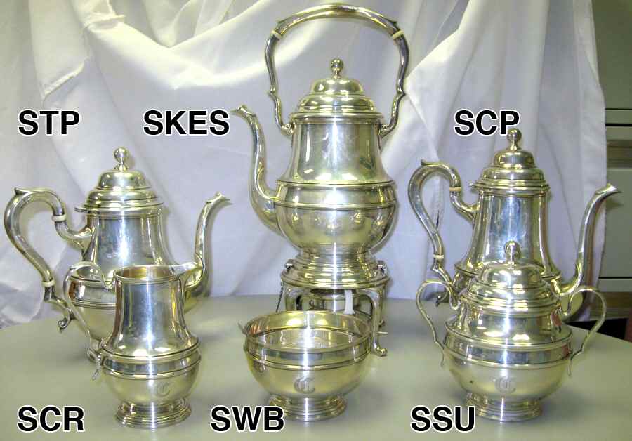 828 (Sterling, Hollowware) Teapot by International Silver-1