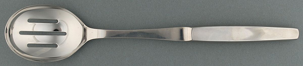 IEE1 (Stainless) Large Solid Pierced Serving Spoon by Intedge-1