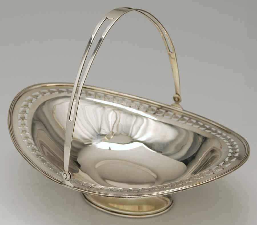 960 1-2 (Sterling, Hollowware) Basket by International Silver-1