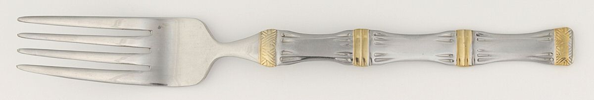 INS571G (Stainless, Gold Acct) Fork by International Silver-1