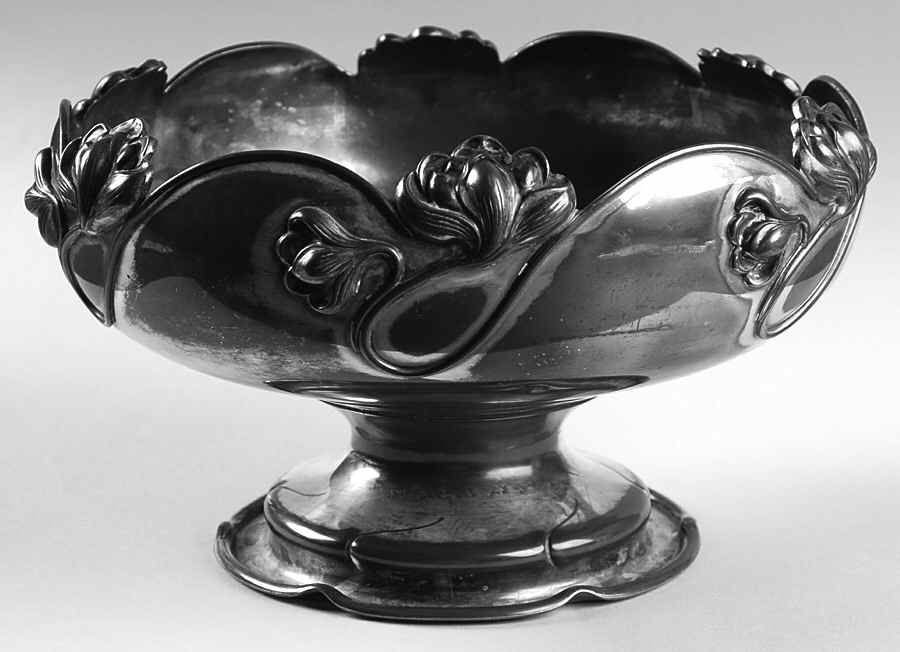 1282 (Silverplate, Hollowware) Silverplate Fruit Stand Centerpiece by International Silver-1