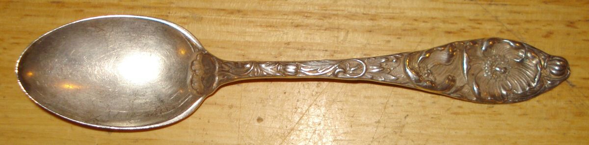 Flower of the Month (Sterling) Teaspoon by International Silver-1