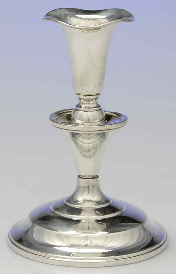 184 15 (Sterling, Hollowware) 6" Console Candleholder by International Silver-1