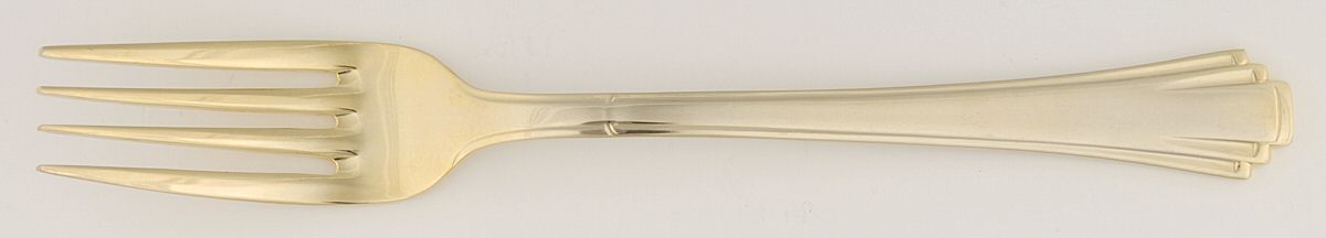 Deco (Gold Electroplate) Fork by International Silver-1