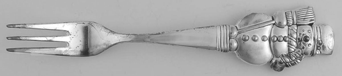 INS536 (Silverplate) Cocktail/Seafood Fork by International Silver-1