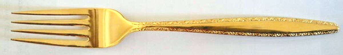 Golden Fascination (Stainless, Gold Electroplate) Fork by International Silver-1