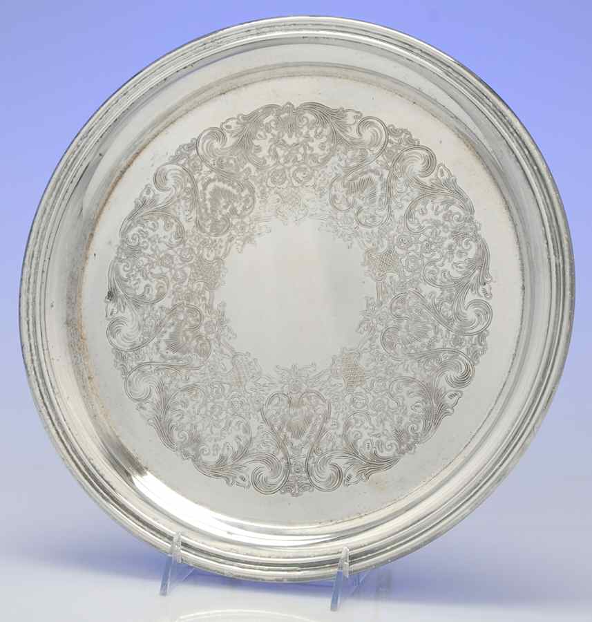 971 (Silverplate, Hollowware) 12" Round Tray by International Silver-1