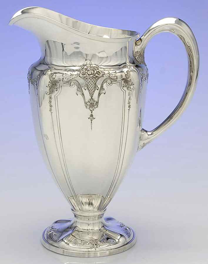 1866C (Sterling, Hollowware) 64 Oz Water Pitcher by International Silver-1