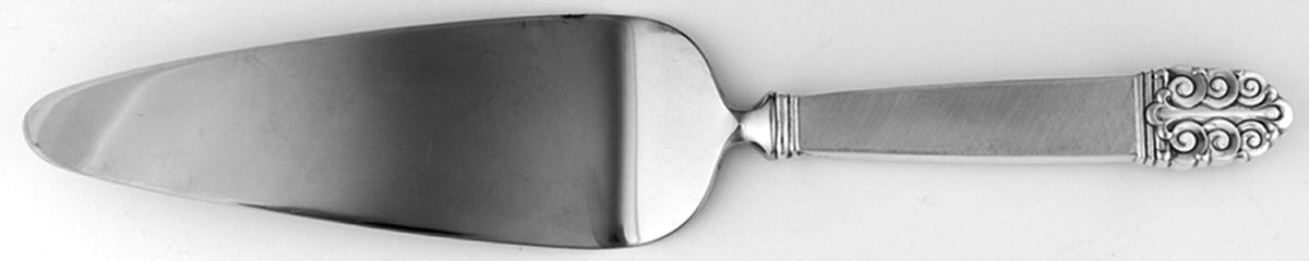 Northern Lights (Sterling, 1946, Burnished) Pie Server with Stainless Blade by International Silver-1