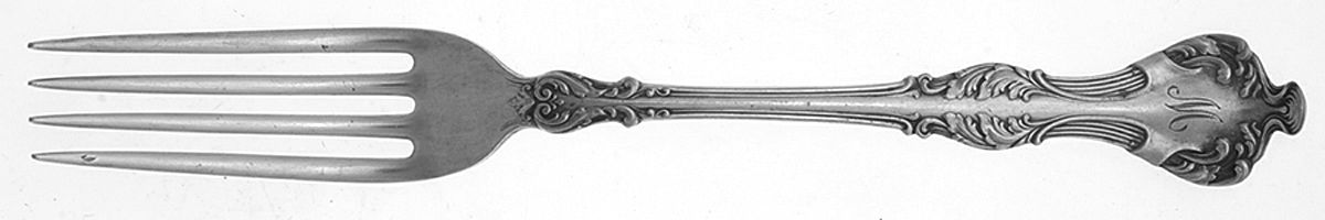 Crest (Silverplate, 1906, No Monograms) Fork by International Silver-1