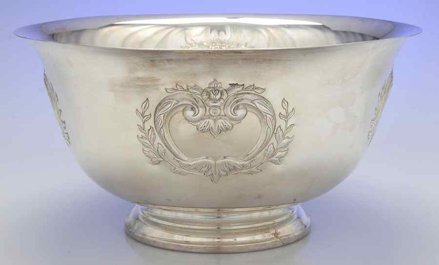 345 (Silverplate, Hollowware) Punch Bowl by International Silver-1