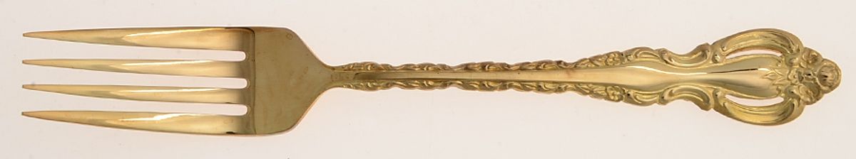 INS547 (Gold Electroplate) Fork by International Silver-1