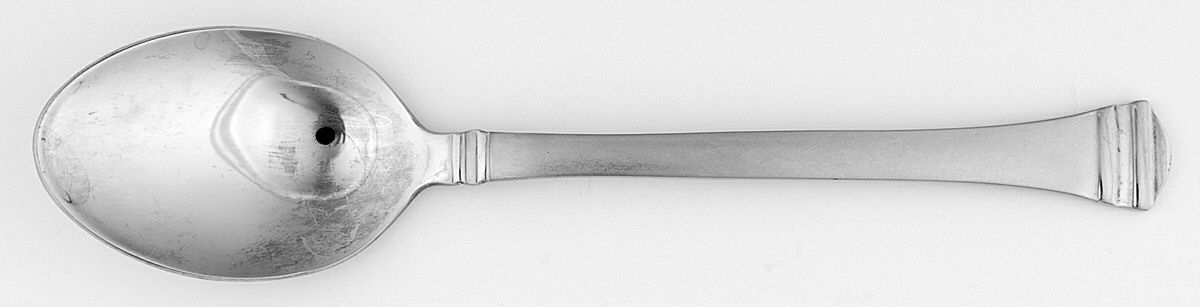 INS548 (Stainless, Frosted Front & Back) Place/Oval Soup Spoon by International Silver-1