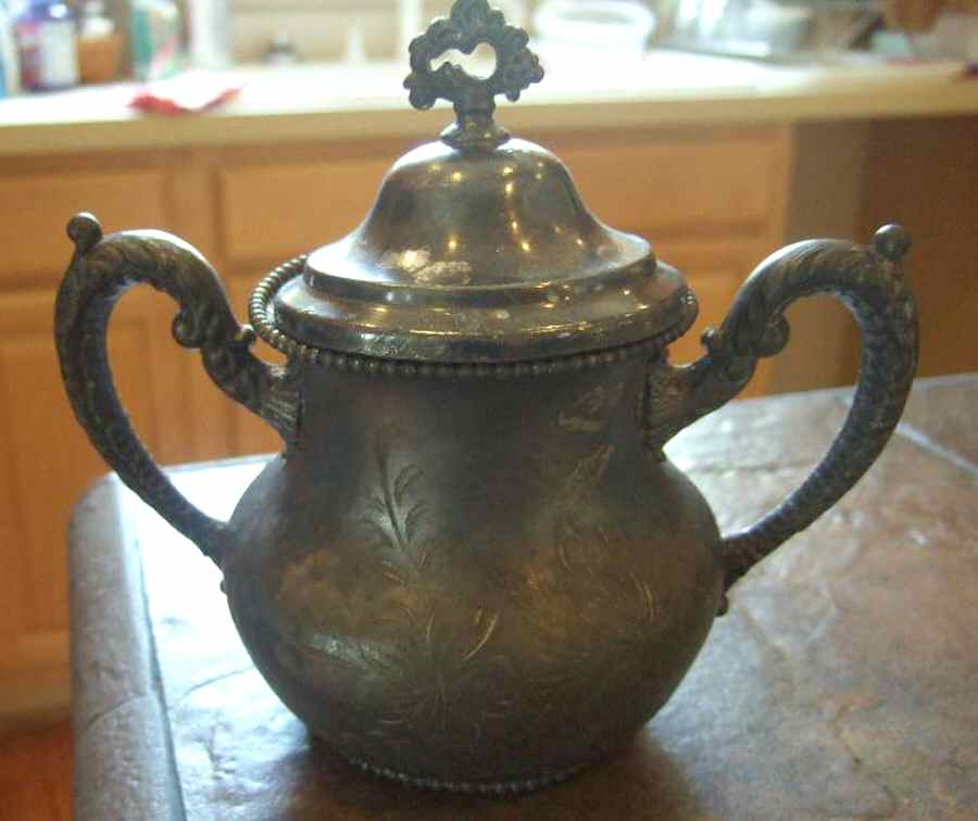 1275 (Silverplate, Hollowware) Sugar Bowl & Lid by International Silver-1