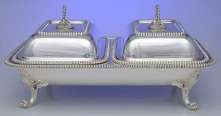 04410 (Silverplate Hollowware) 3 Part Buffet Server with Cover by International Silver-1