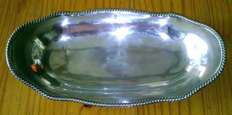01180 (Silverplate, Hollowware) Bread Tray by International Silver-1