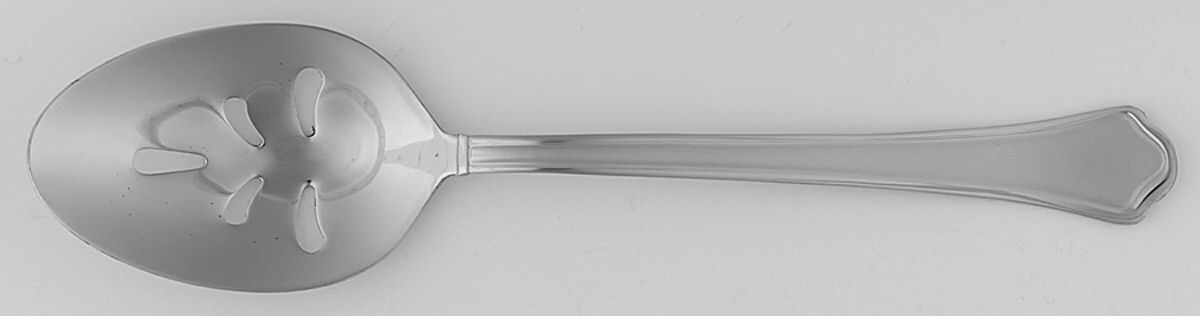 Capri Frost (Stainless) Pierced Tablespoon (Serving Spoon) by International Silver-1
