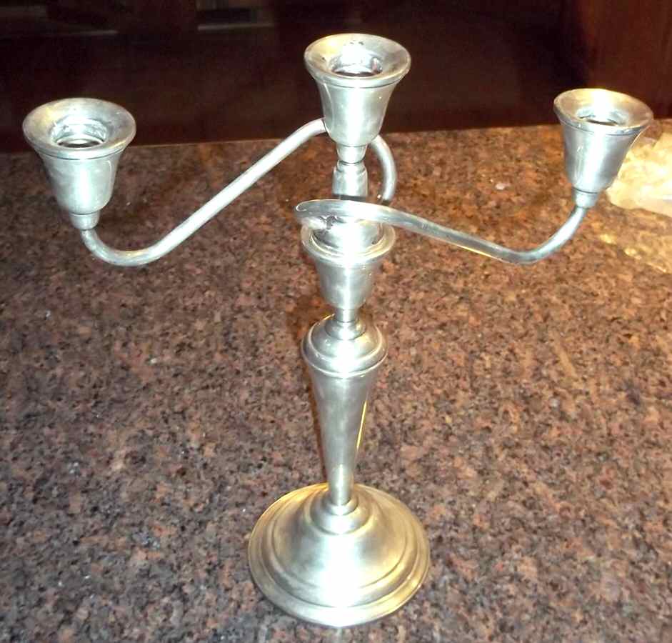 21065 (Sterling, Hollowware) 3-Light Candelabra by International Silver-1