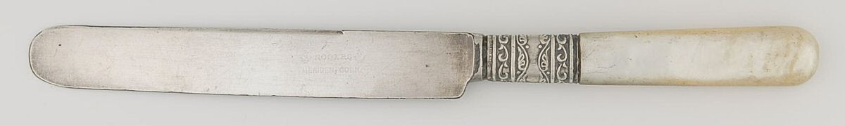 Pearl Handle Flatware 9 (Sterling) Pearl Handle Breakfast Knife by International Silver-1