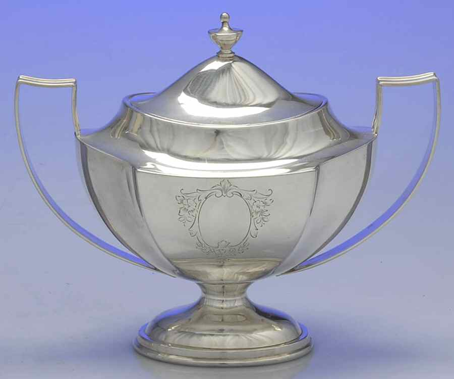 814c (Sterling, Hollowware) Sugar Bowl & Lid by International Silver-1
