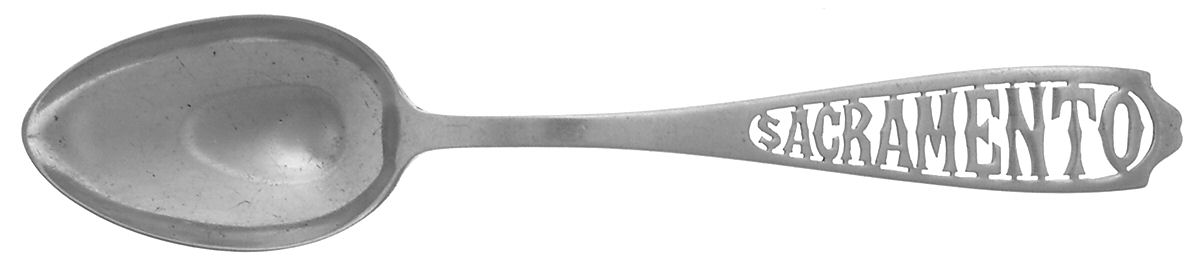 States & Cities Souvenir Spoons(Sterling) California Teaspoon by International Silver-1