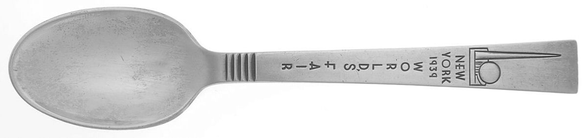 States & Cities Souvenir Spoons(Sterling) New York Demitasse Spoon by International Silver-1