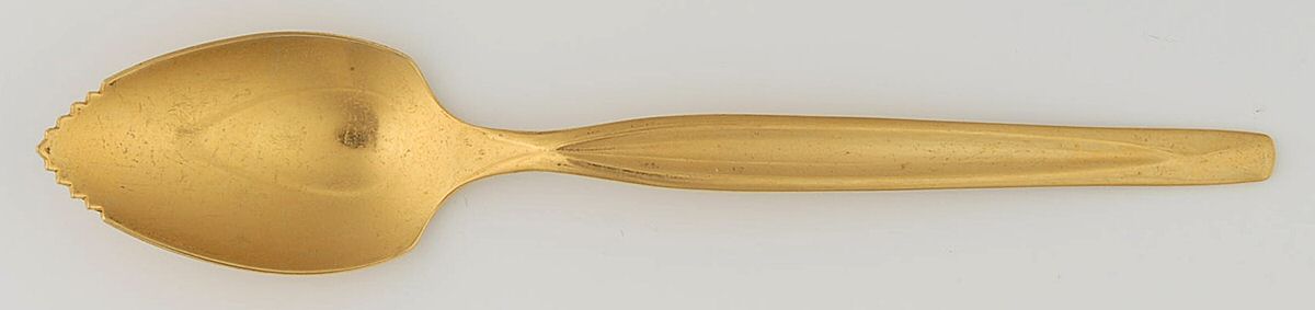 INS242G (Gold Electroplate) Fruit/Orange Spoon by International Silver-1