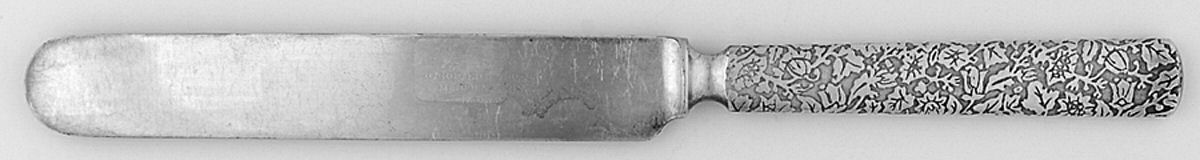 INS567 (Silverplate) Blunt Solid Knife by International Silver-1