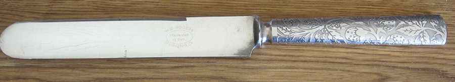 INS568 (Silverplate) Blunt Solid Knife by International Silver-1