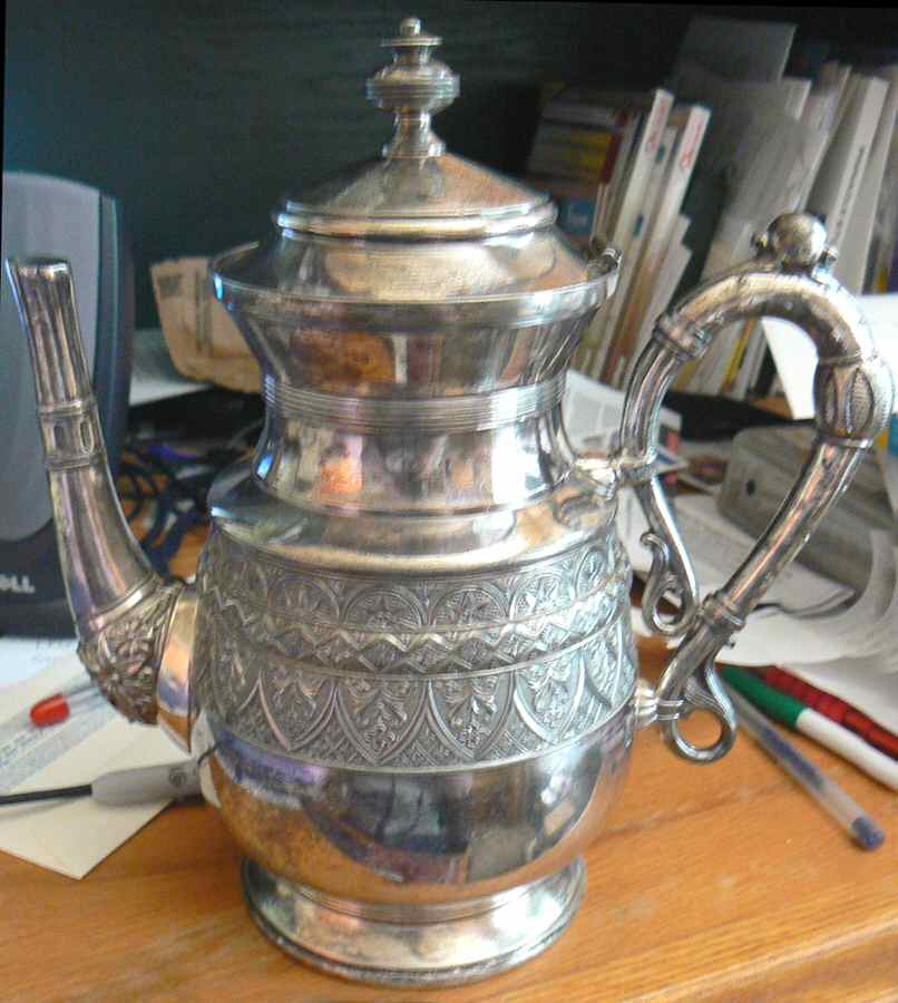 1602 (Silverplate, Hollowware) Teapot by International Silver-1