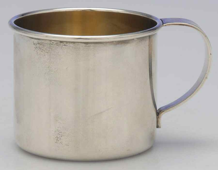 K98 (Sterling, Hollowware) Gold Lined Baby Cup by International Silver-1