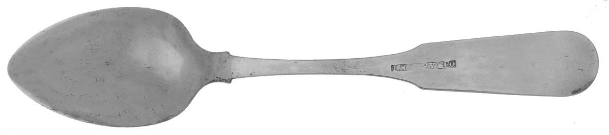 Coin Silver Flatware Teaspoon by I. H. Cary & Co.-2