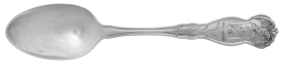 States & Cities Souvenir Spoons (Silverplate) Louisiana Teaspoon by International Silver-1