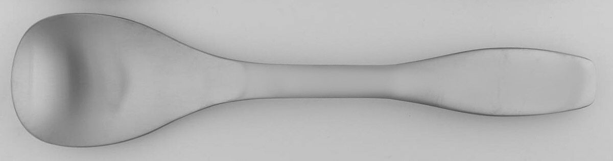 Collective Tools (Stainless) Solid Salad Serving Spoon by Iittala-1