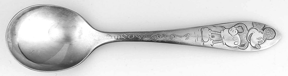 Disney (Silverplate) Youth Spoon by International Silver-1