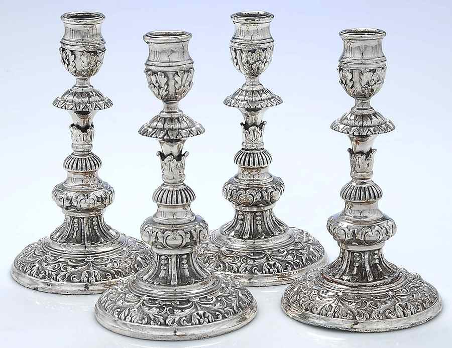 2092 (Silverplate, Hollowware) 8" Candlestick - Set of 4 by International Silver-1