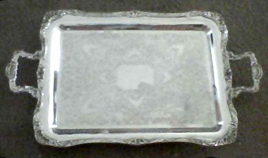 Spring Flower (Silverplate, Hollowware) Large Waiter Tray by International Silver-1