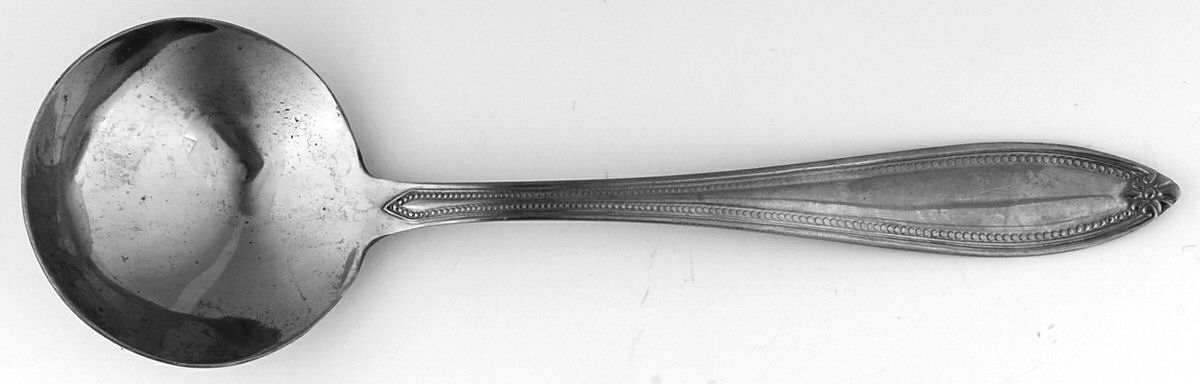 INS580 (Stainless) Solid Gravy Ladle by International Silver-1