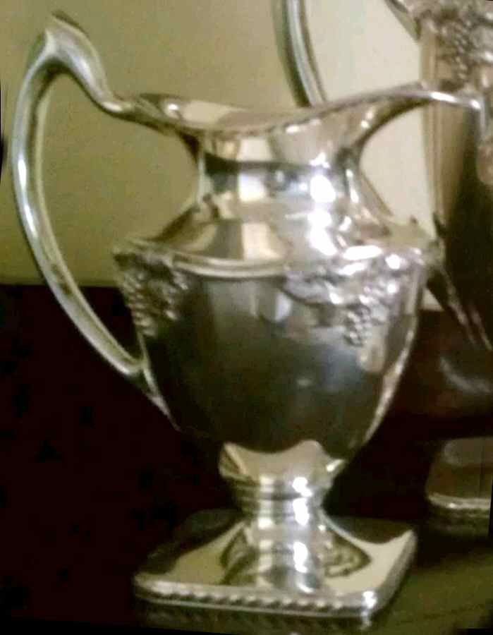 948-Grapes (Silverplate, Hollowware) Creamer by International Silver-1