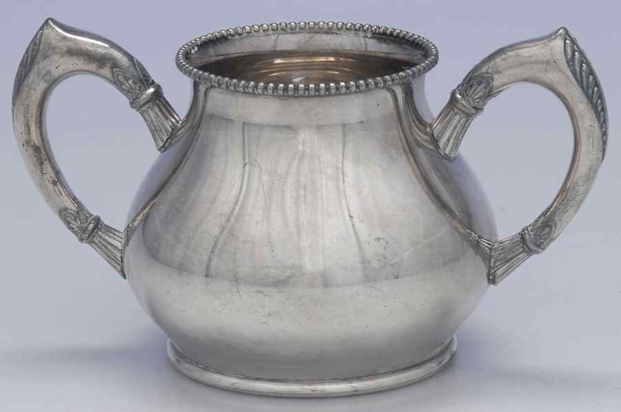1237 (Silverplate, Hollowware) Open Sugar Bowl by International Silver-1