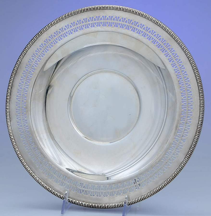 1335 (Silverplate, Hollowware) 12" Sandwich Plate by International Silver-1
