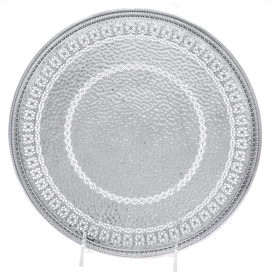 778 (Silverplate, Hollowware) 10" Footed Cake Plate by International Silver-1